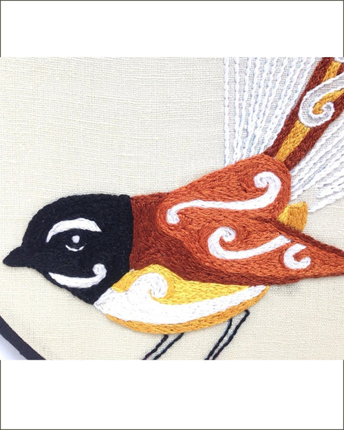 Fantail Embroidery Kit