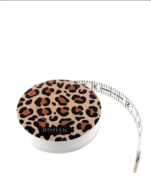 Mètre Ruban Rétractable 150 Cm BOHIN France Safari Tigre – Automatique Couture & Loisirs