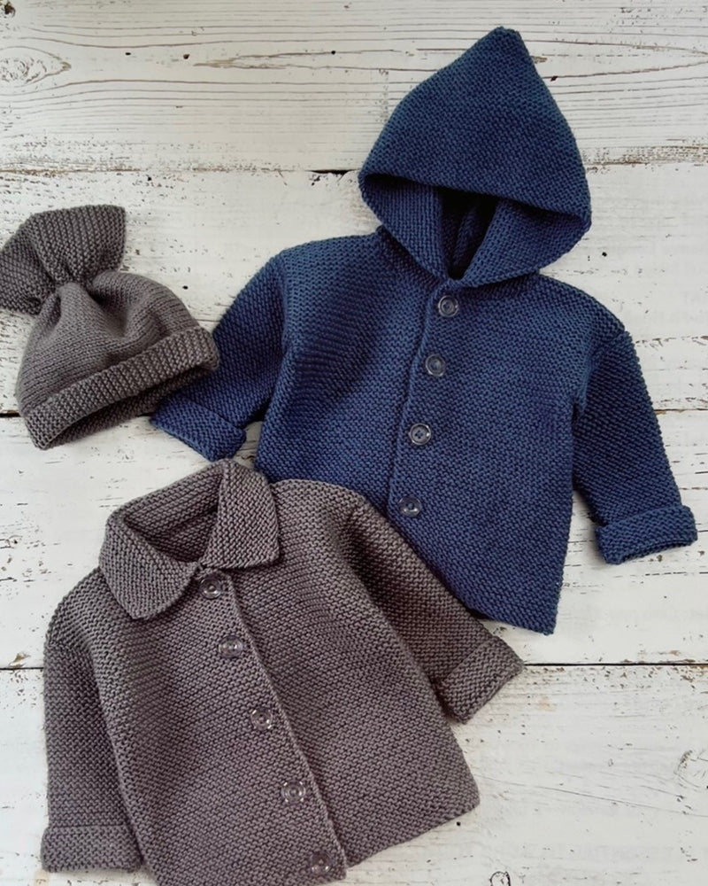 Garter Stitch Jacket & Hoodie