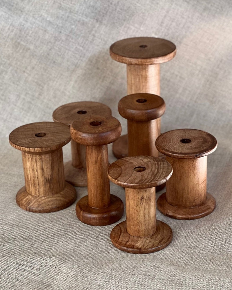 Handcrafted Wooden Bobbins