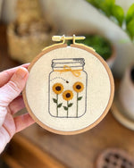 Learn to Embroider Beginners Workshop 'Bottled Sunshine'