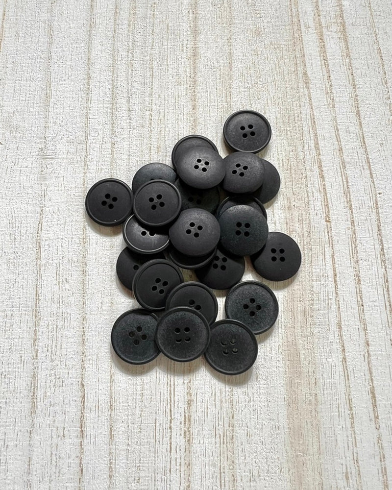 Hemp Button - Black