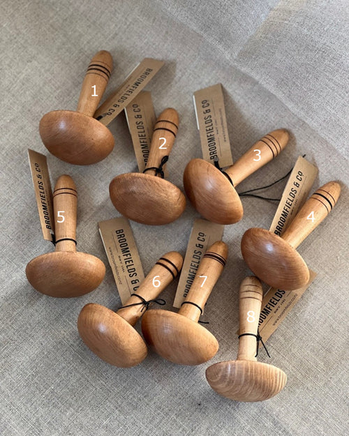 Handcrafted Wooden Darning Mushrooms