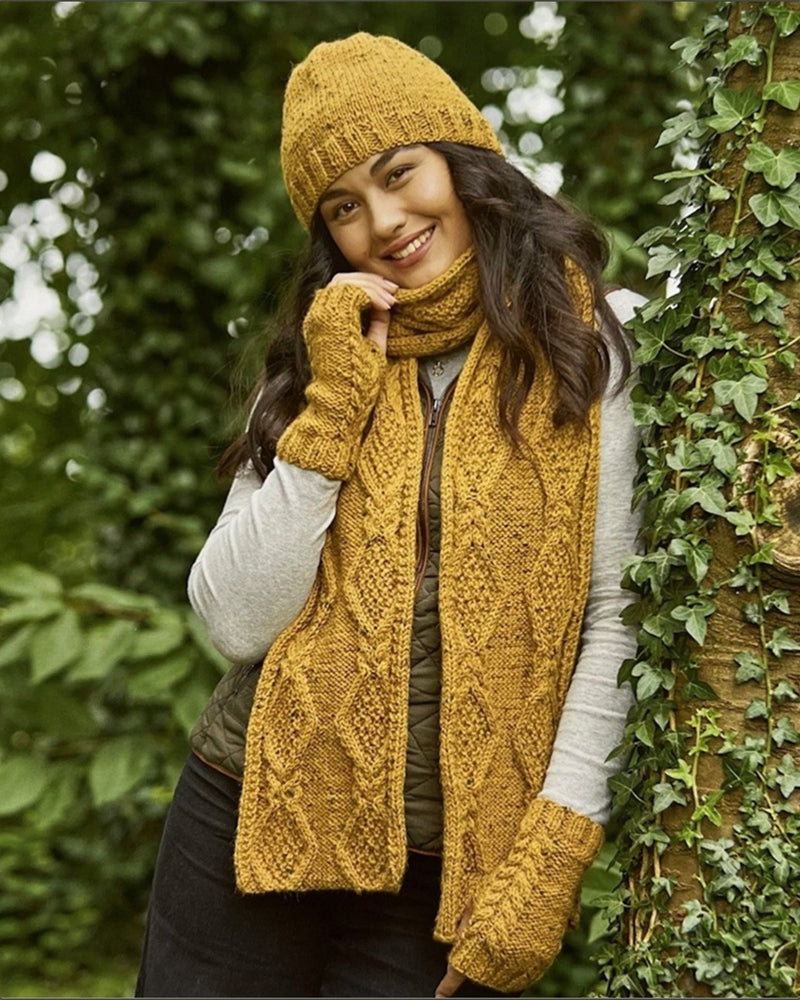 Accessory Set - Scarf, Wrist Warmers & Beanie