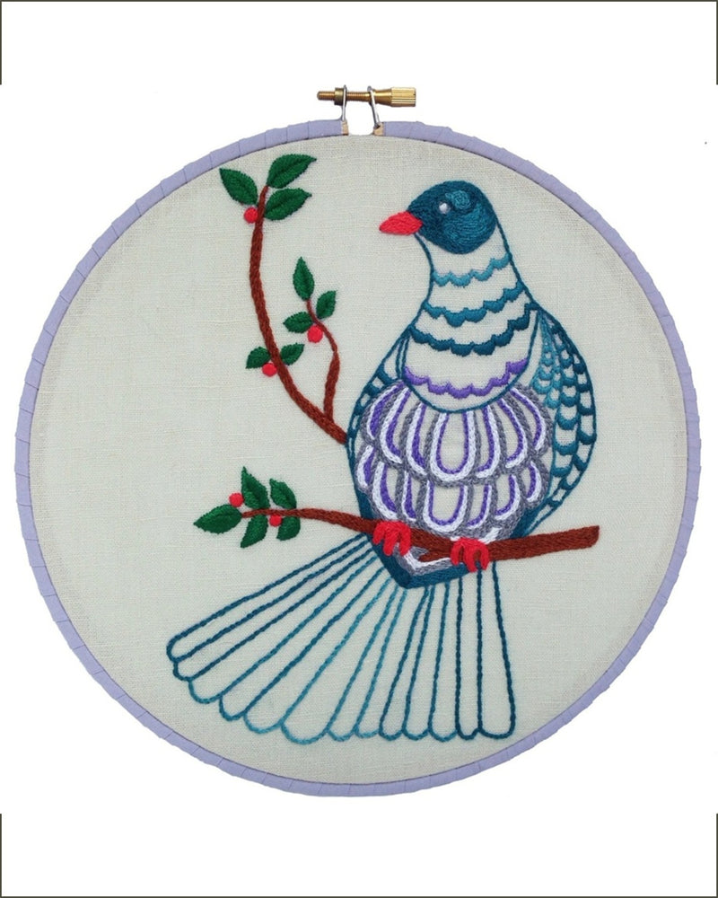 Kereru Embroidery Kit