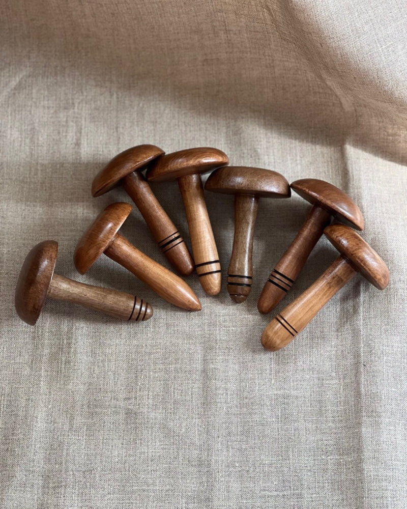 Handcrafted Wooden Darning Mushrooms