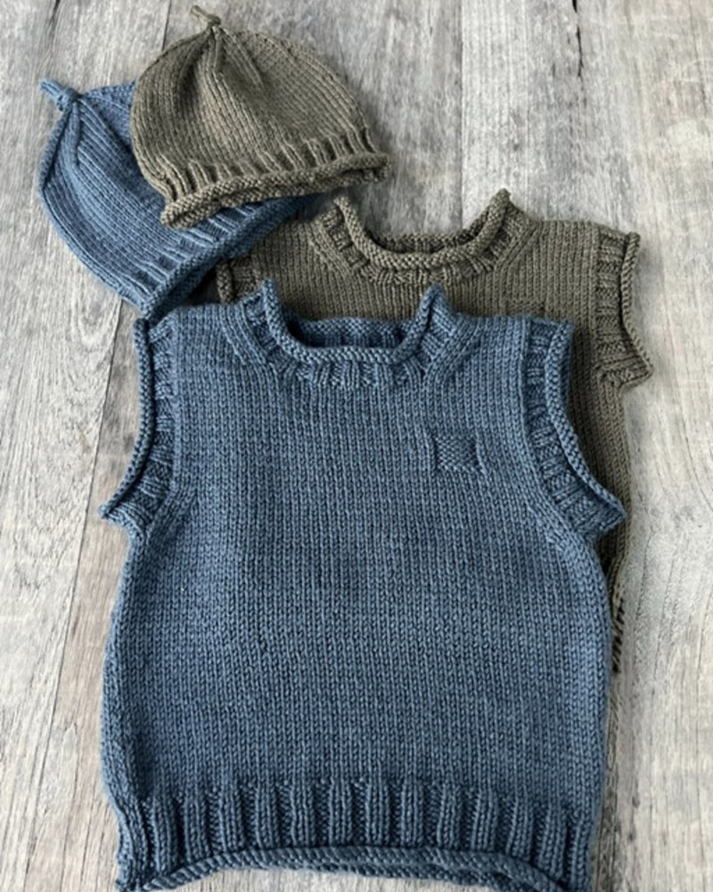 Rudy Rolled Edge Vest & Hat