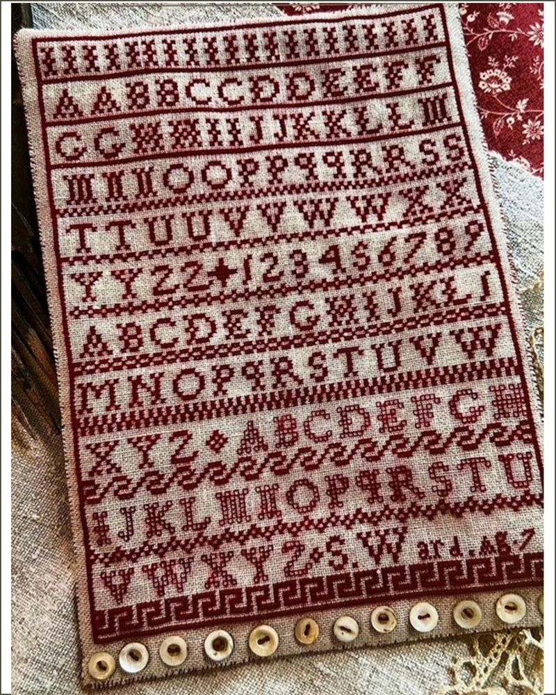 A Little Marking Sampler - S Ward, Aged 7