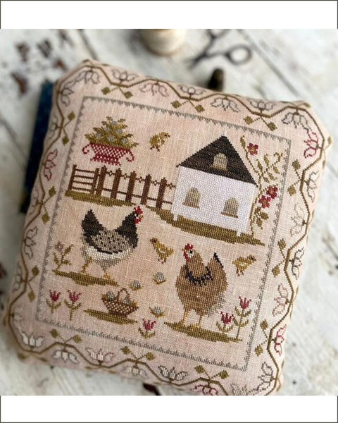 Spring Chicken Pinkeep Pattern Spring Chickens Pinkeep – Broomfields & Co
