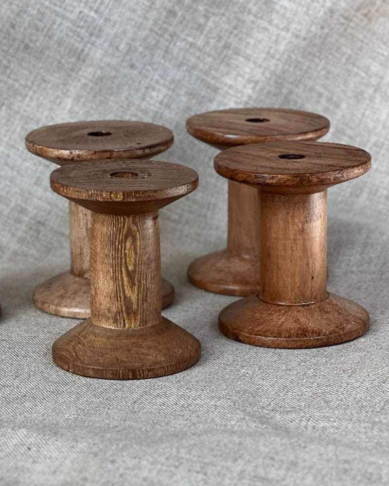 Handcrafted Wooden Bobbins