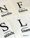 Stitcher's Glossary
