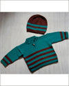 Striped Sweater and Hat