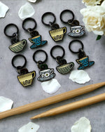 Tea Set stitch marker pack