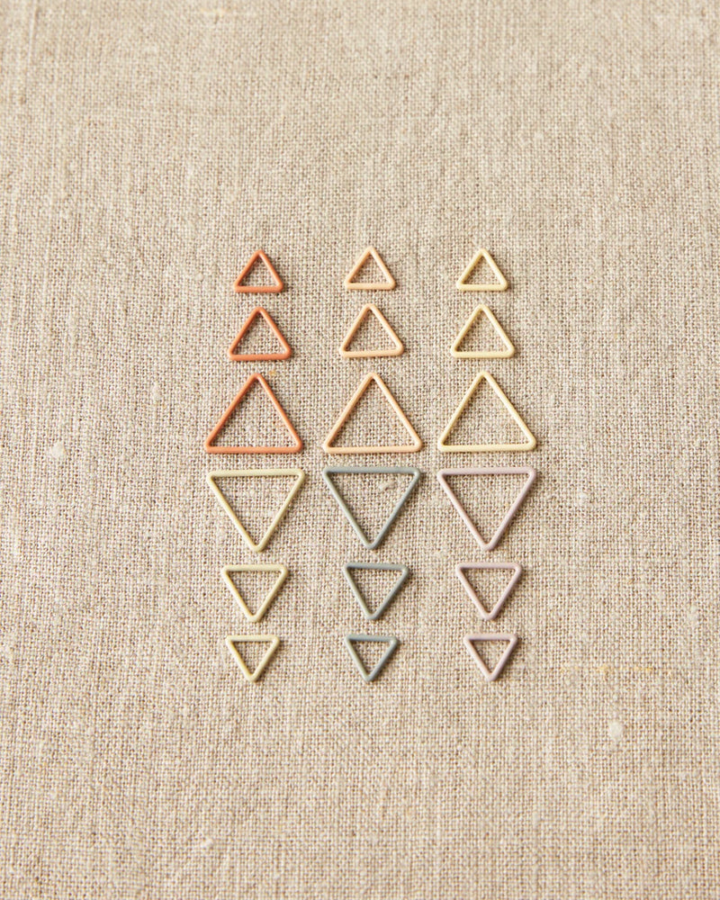 Cocoknits Triangle Stitch Markers: Earth Tones