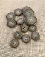 Olive Marbled  Button