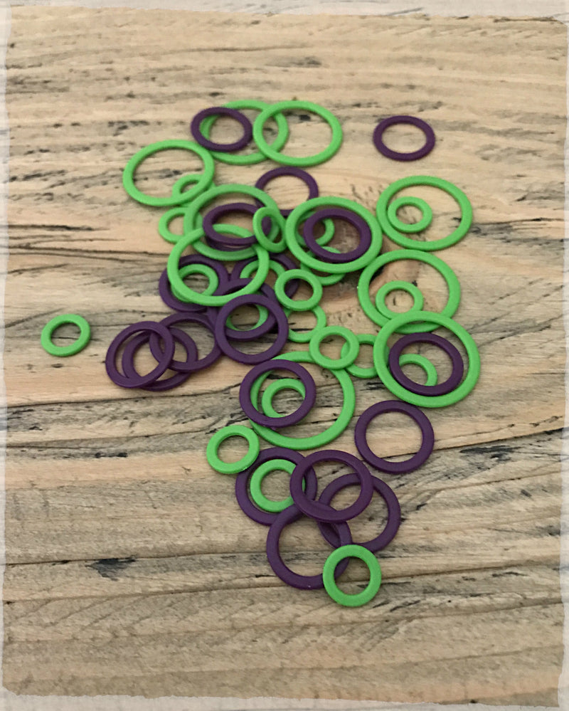 Knit Pro Stitch Ring Markers PK [50]